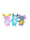 Cuddly Dog Toy For Puppy Yellow 3 Pieces