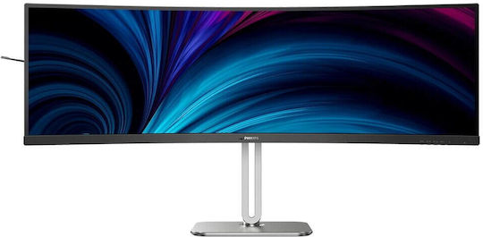 Philips 49B2U5900C Ултраширок VA HDR Извит Монитор 48.8" 5120x1440 с Време за Реакция 4ms GTG