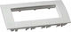 Tehalit.wa Mounting Frame 3-fold 45x45mm White Gt4539016