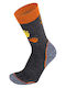 BRBL Παιδικές Κάλτσες Dark Grey - Orange