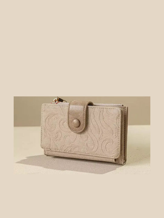 Fragola Kleines Damenportemonnaie Light Beige Art
