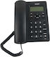 Avizar Landline Phone Model Tx-8975 Multifunction 16-character Lcd Screen Black