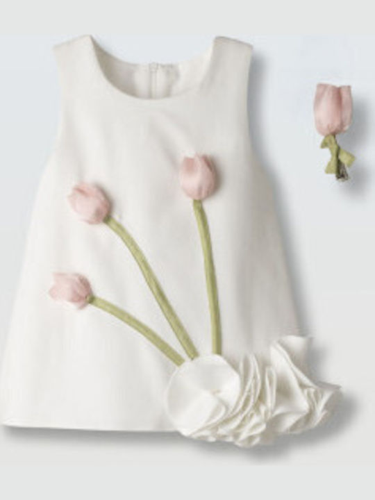 Evita Girls Sleeveless Dress Set with Accessori...