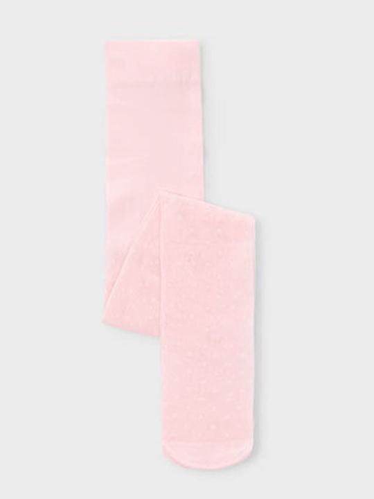 Mayoral Kids Tights Polka Dot Soft Pink