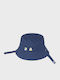 Mayoral Kids' Bucket Fabric Blue Hat