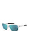 Under Armour Fanatical Unisex Ochelari De Soare Cu Culoare Albă A Săculețului Și Culoare Verde A Lentilei Oglindă