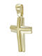 Kiriakos Gofas Men's 14K Gold Double Sided Cross Without Chain