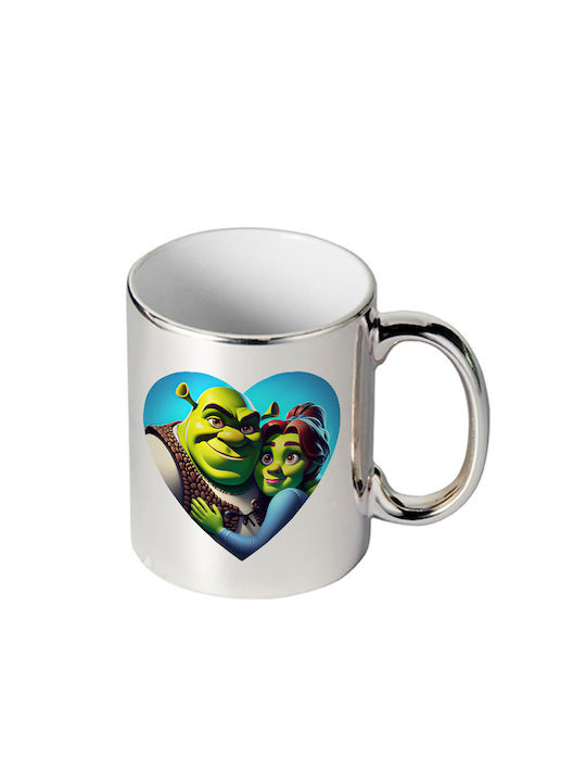 Shrek Tasse Spiegel Silber