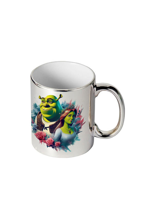 Shrek Tasse Spiegel Silber