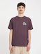 T-Shirt Burgundisch