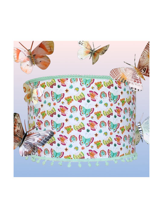 Oxygen Single-Light Kids Ceiling Hanging Light with E27 Socket 35x25cm