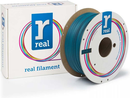 Real Filament Filament Pentru Imprimante 3D PLA Mat Mat Diametru 1.75mm Albastru Indigo Greutate 1kg Cantitate 1 Bobină