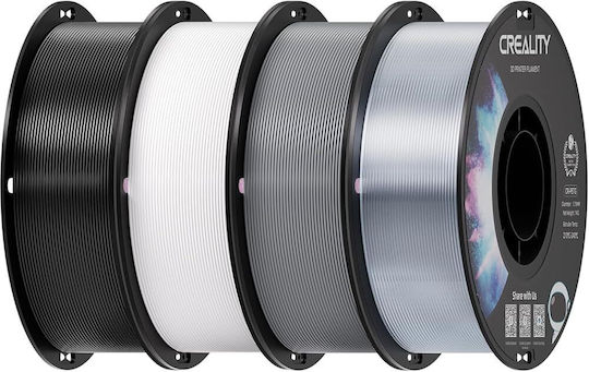 Creality3D PETG 3D Printer Filament 3.0mm Μαύρο 4kg 4τμχ (Spool)