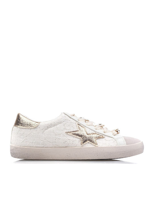 Fshoes Дамски Сникърси Златисти