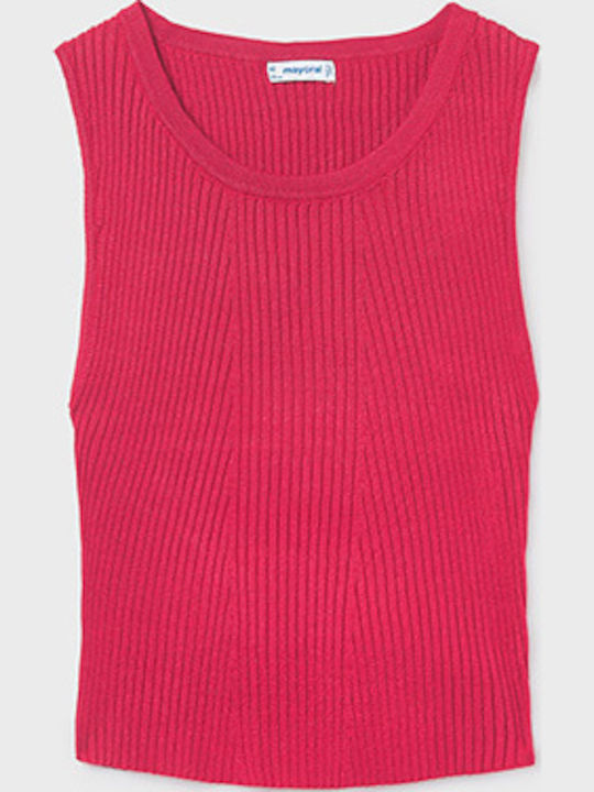 Kids Top Sleeveless Fuchsia