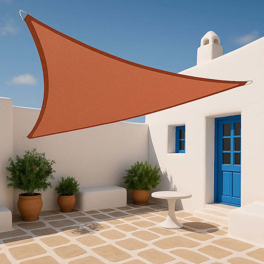 Showood Τρίγωνο Πανί Σκίασης Κόκκινο 3.6m 280gr/m²