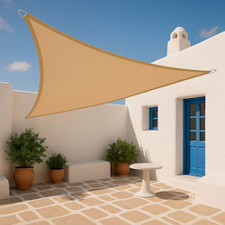 Showood Τρίγωνο Πανί Σκίασης Μπεζ 3.6m 280gr/m²