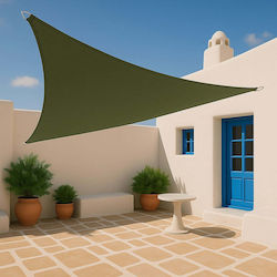 Showood Триъгълник Shade Sail Зелен 5м 280гр/м²
