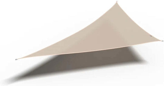 Showood 90° Τρίγωνο Πανί Σκίασης Εκρού 5x7.1x7.1m 280gr/m²