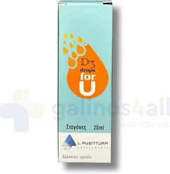 L Aventura D3 Drops For U Βιταμίνη 200iu 20ml L Aventura D3 Drops For U Βιταμίνη 200iu 20ml