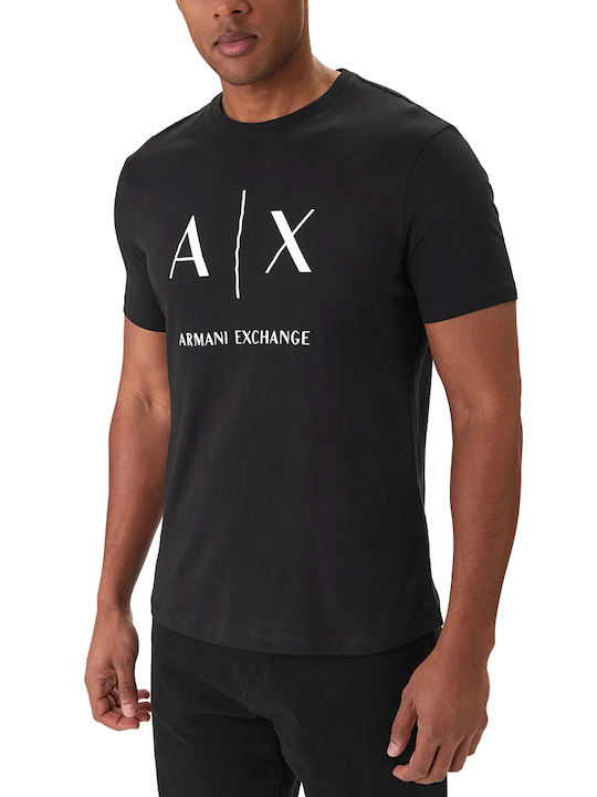 Armani Exchange Тениска Черна Armani Exchange Тениска Черна