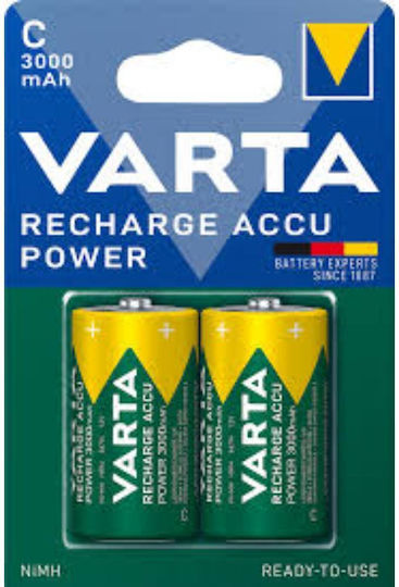 Varta Wiederaufladbare Batterie C Ni-MH 3000mAh
