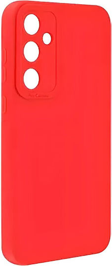 Forcell Back Cover Silicone / Tempered Glass Orange (Galaxy A55 Oppo A55 5G)