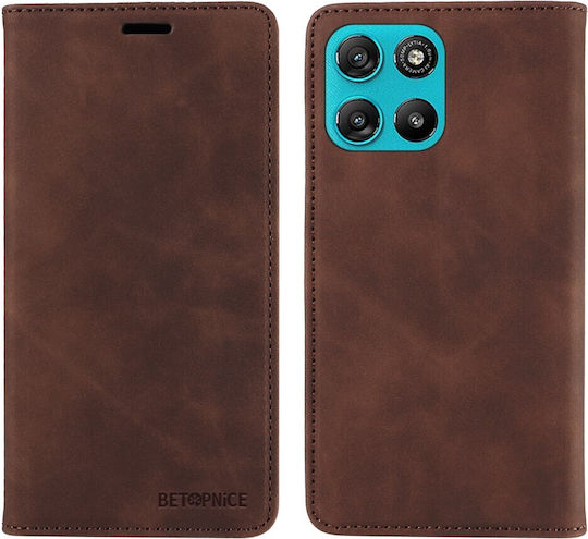 Betopnice 003 Book Brown (Motorola Moto G57 Power 5G / G67 Power 5G)