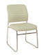 Visitor Chair In Beige Colour 6 Pieces