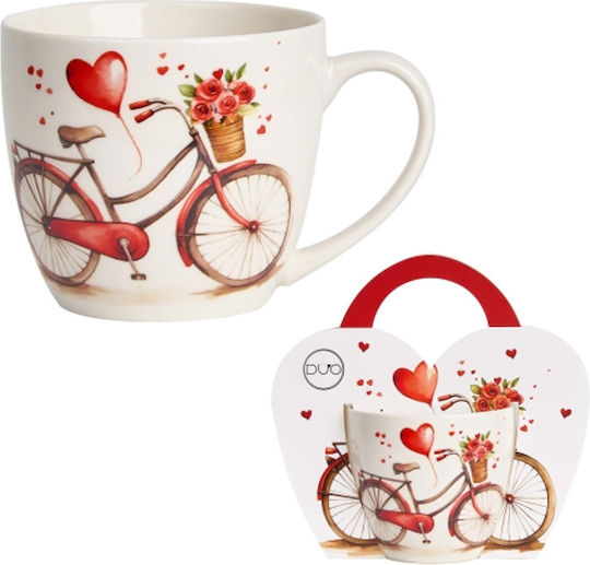 Κουπα Πορσελανινη Duo Gift Bike 460ml D97496
