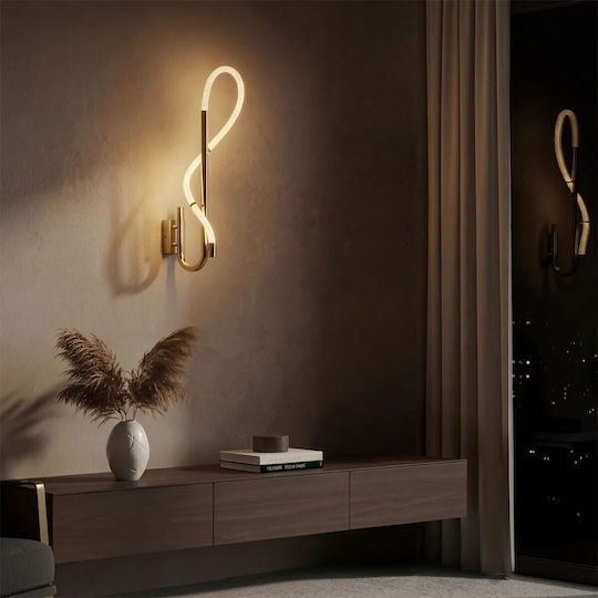 kelvo Φωτιστικό Τοίχου LED Χρυσό 30x30εκ. kelvo Φωτιστικό Τοίχου LED Χρυσό 30x30εκ.