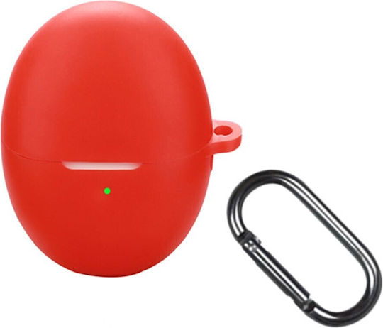 Husă Din Silicon Cu Cârlig Roșie Pentru Huawei FreeBuds 6
