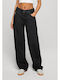 Women's Jean Pants In Loose Fit Black