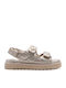 Γυναικεία Σανδάλια Flatforms Χρυσά