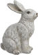 Ceramic White Rabbit 21.5cm