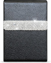 Θηκη Επαγγελματικων Καρτων Δερματινη Strass Fashion