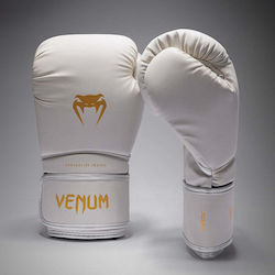 Venum Boxing Gloves from Synthetic Leather for Competition Gold