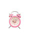 Runder Tischuhren Wecker Rosa