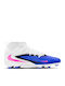 Nike Phantom 6 High Club Football Shoes with Cleats FG/MG Blue