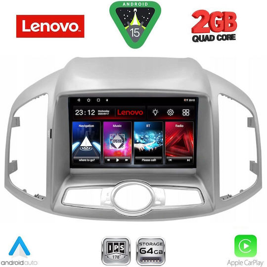 Lenovo Автомобилна Аудио Система за Chevrolet Captiva 2012-2018 (Bluetooth/USB/AUX/Вграден Wi-Fi/GPS/Apple CarPlay/Android Auto) с Touch Screen 9"