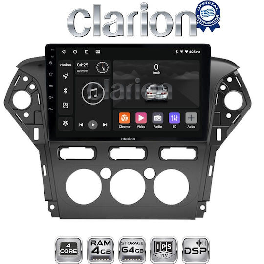 Clarion Car Audio System for Ford Mondeo 2010 > 2013 Bluetooth USB WiFi GPS Apple CarPlay Android Auto