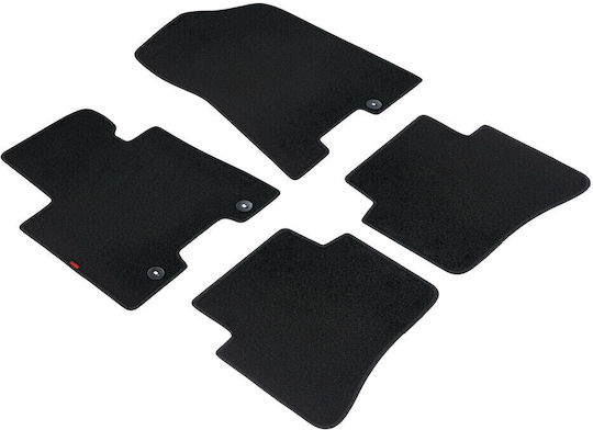 Lampa Set Front and Back Car Mats 4 Pieces for Hyundai Tucson Black