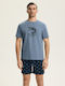 Henderson Summer Men's Pyjama Indigo