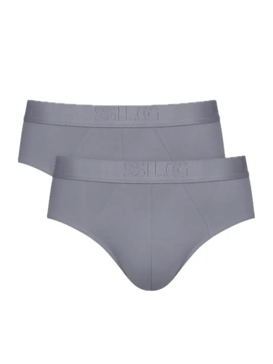 Sloggi C2p Herren Slips Grau 2Pack