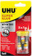 UHU Υγρή Κόλλα Στιγμής Super Glue Minis 1gr 3τμχ x (1 Συσκευασία) Διάφανη