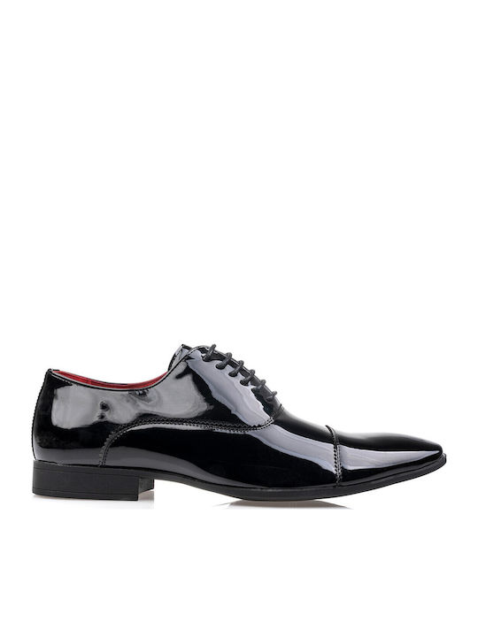 Men's Dress Shoes in Black Patent Leather