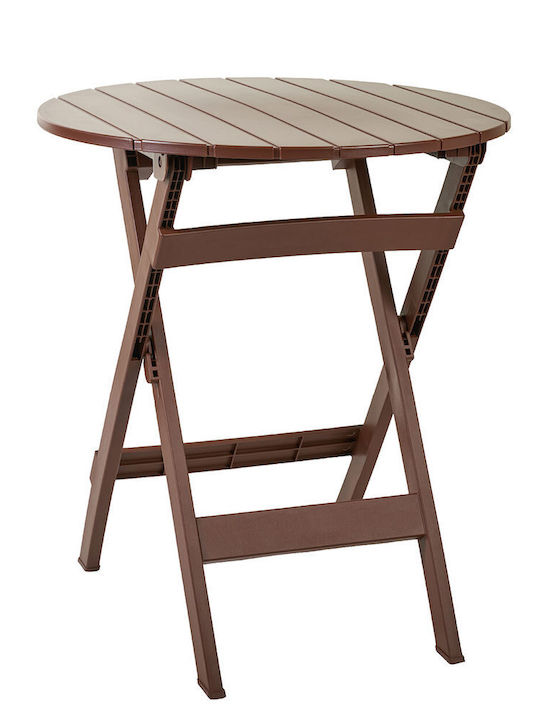 Orbit Round Dining Room Table Polypropylene Bro...