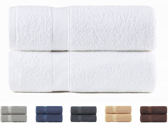 Todocama Todocama Badetuch 100x150cm Weiß Gewicht 550gr/m²