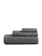 Adam Home Bath Towels Set 3 pcs Dark Gray Weight 500gsm