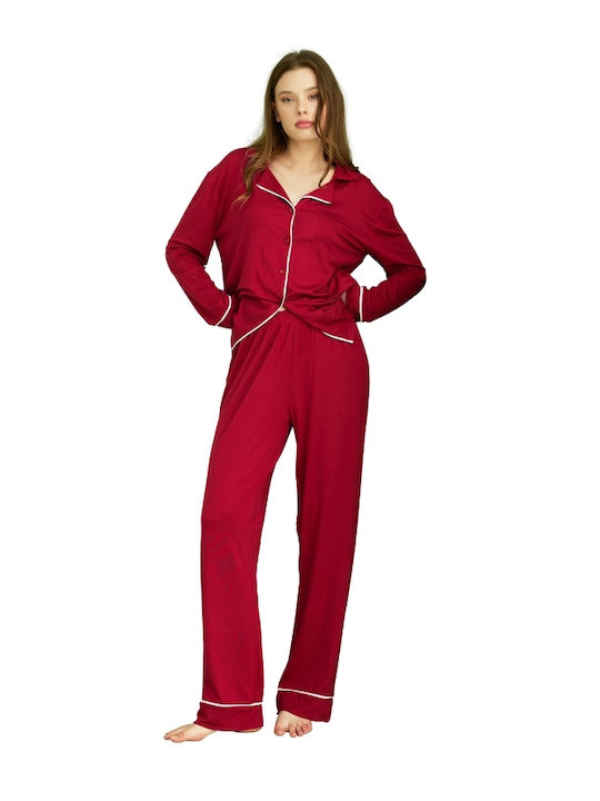 Sexen Sexen Damen Schlafanzug & Pyjamas Burgund...